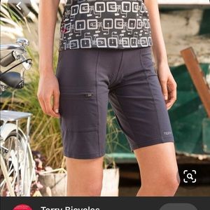 Terry biking shorts